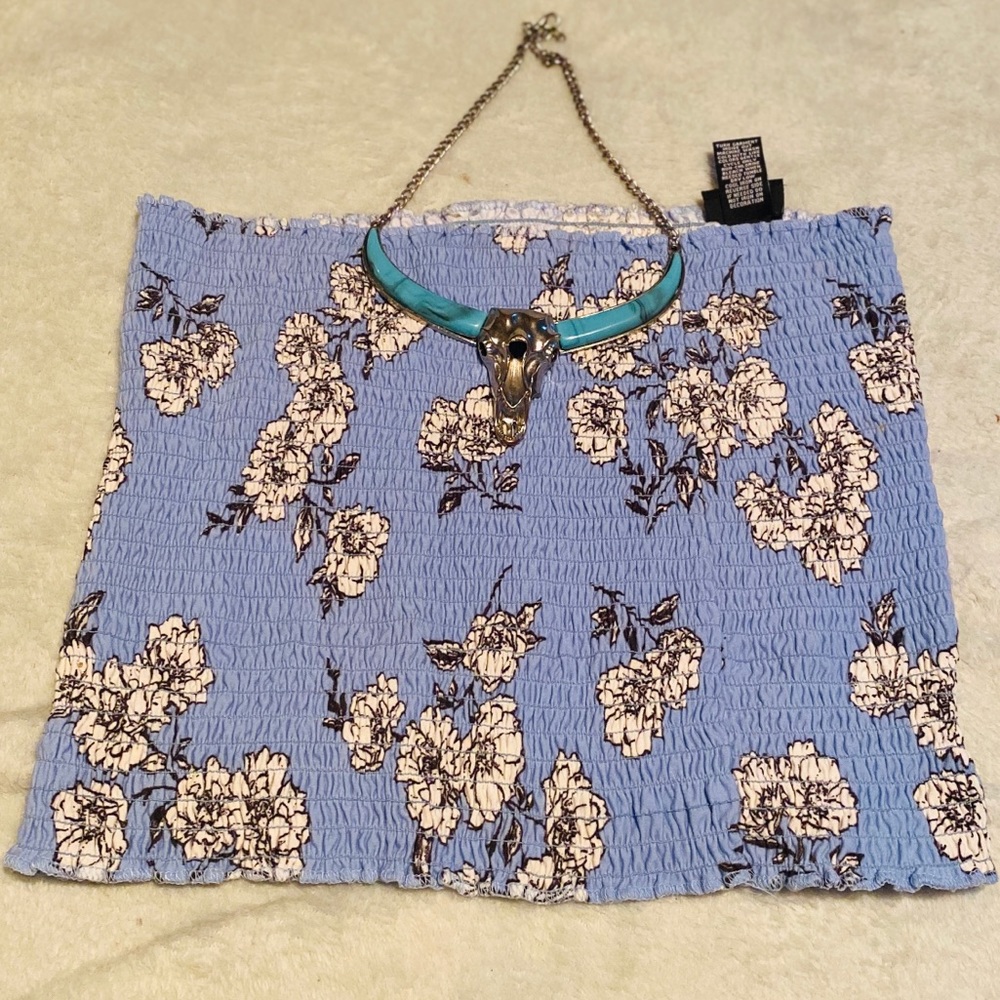 Floral crop top